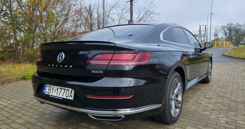 Volkswagen Arteon cena 128000 przebieg: 76400, rok produkcji 2018 z Bydgoszcz małe 254
